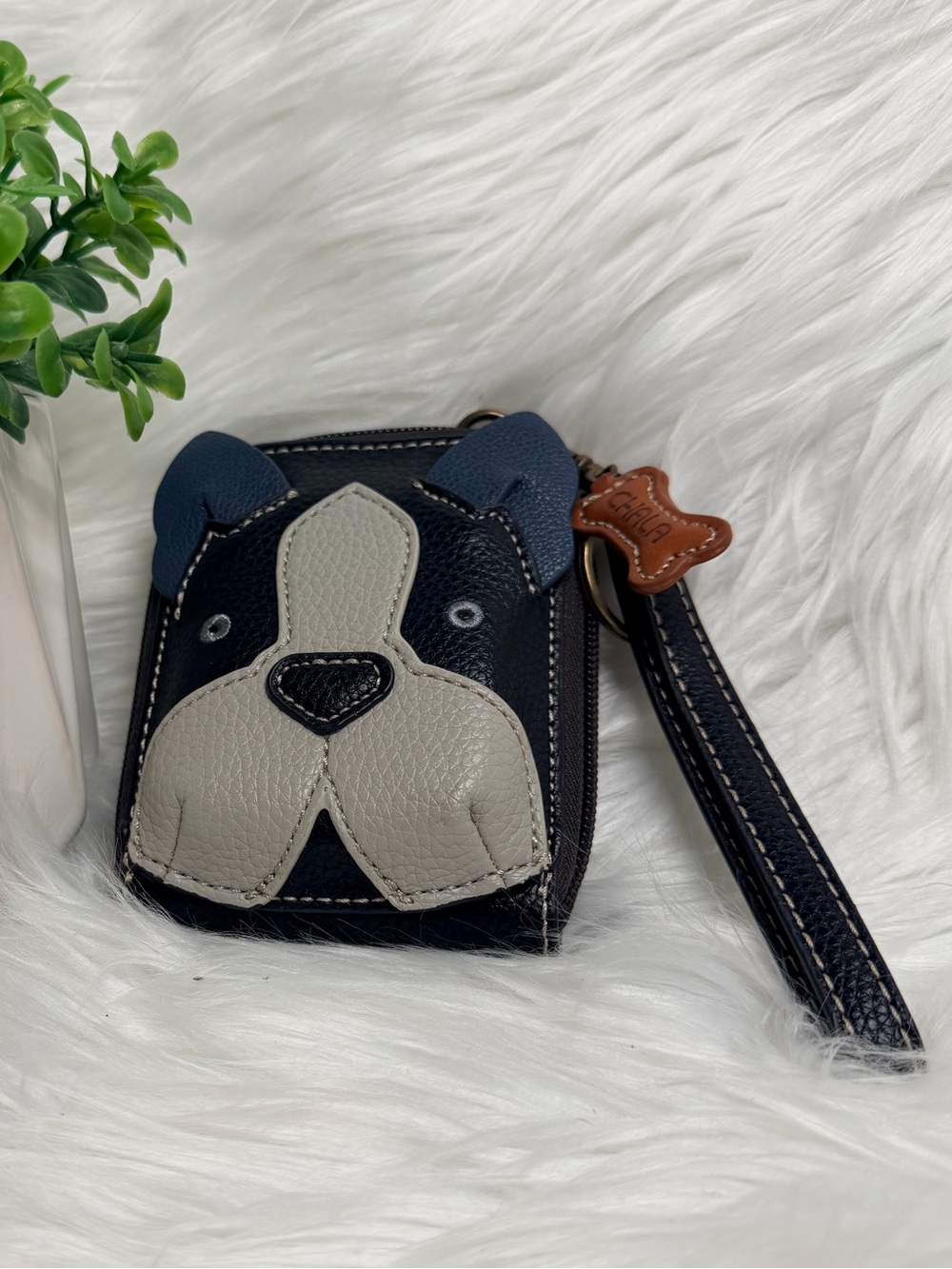 Chala Boston Terrier RFID Wallet / Wristlet